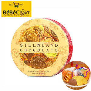 Kẹo sô cô la đồng xu Steenland 180g