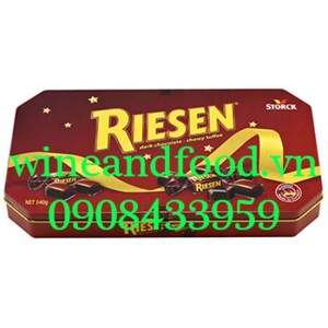 Kẹo Storck Riesen Dark Chocolate Chewy Toffee - Hộp Thiếc 540g