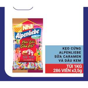 Kẹo sữa caramen Alpenliebe gói 1kg