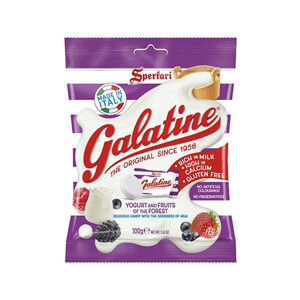 Kẹo sữa trái cây Galatine Sperlari Italia 100g