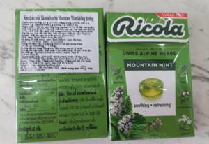 Kẹo thảo mộc bạc hà Mountaint Mint hiệu Ricola