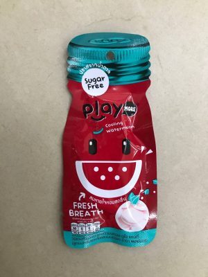Kẹo the vị dưa hấu Play More gói 12g