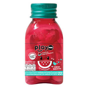 Kẹo the vị dưa hấu Play More hũ 22g