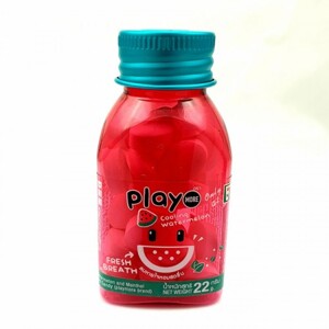 Kẹo the vị dưa hấu Play More hũ 22g