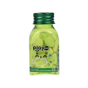 Kẹo the vị táo xanh Play More hũ 22g
