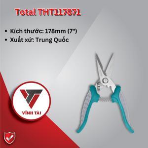 Kéo thợ điện 178mm Total THT117871