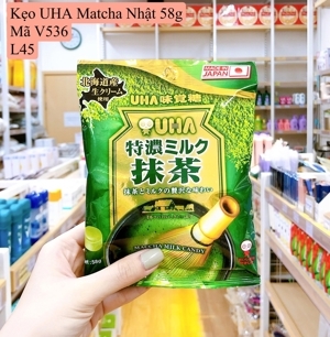 Kẹo UHA Mikakuto Tokuno Milk 8.2 Matcha 75g