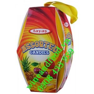 Kẹo trái cây hỗn hợp Assorted Tayas lồng đèn 100g