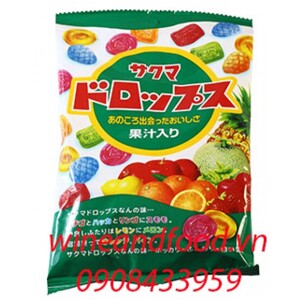 Kẹo trái cây Sakuma's Drops Nhật bản 100gr