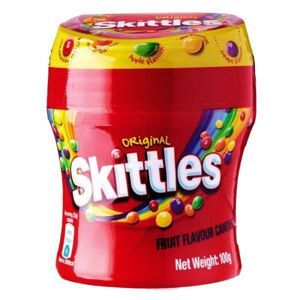 Kẹo trái cây Skittles Original hũ 100g