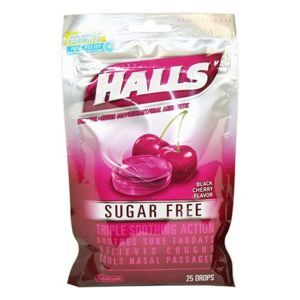 Kẹo trị ho Halls vị Cherry - 25 viên