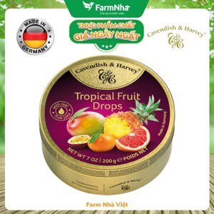 Kẹo Tropical Fruit Drops Cavendish & Harvey - 200g