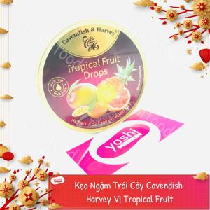 Kẹo Tropical Fruit Drops Cavendish & Harvey - 200g