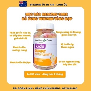 Kẹo vitamin cho bé Gummy Fiber - 200 viên