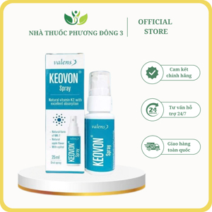 Keovon Spray Vitamin K2 (MK7 tự nhiên) dạng xịt