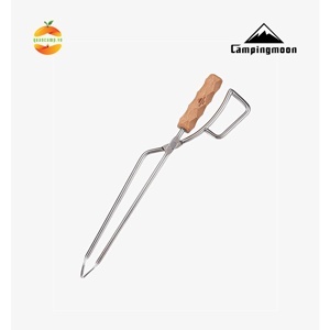 Kẹp gắp than củi Inox Campingmoon MS-42