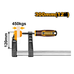 Kẹp gỗ chữ F Ingco HFC021201