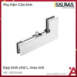 Kẹp kính chữ L Bauma 932.03.606