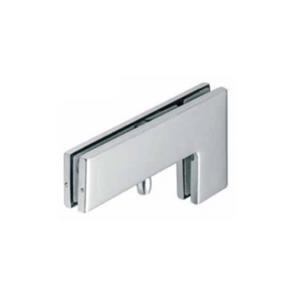 Kẹp kính chữ L inox mờ Hafele 489.81.040