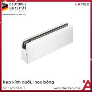 Kẹp kính dưới bằng nhôm Hafele 489.81.011
