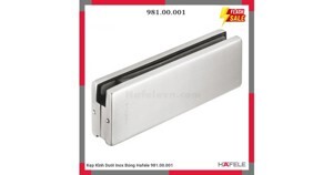 Kẹp kính dưới inox bóng Hafele 981.00.001