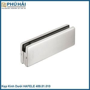 Kẹp kính dưới inox mờ Hafele 489.81.010