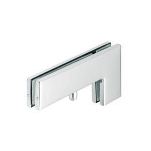 Kẹp kính hình chữ L inox bóng Hafele 981.00.031
