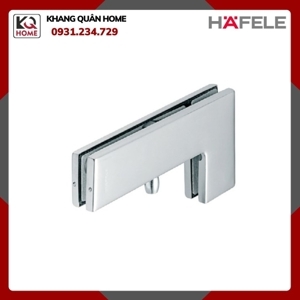 Kẹp kính hình chữ L inox bóng Hafele 489.81.041