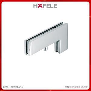 Kẹp kính hình chữ L inox bóng Hafele 489.81.041