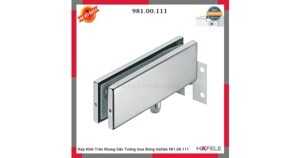 Kẹp kính trên gắn vào tường Hafele 981.00.111