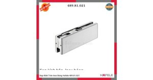 Kẹp kính trên inox bóng Hafele 489.81.021