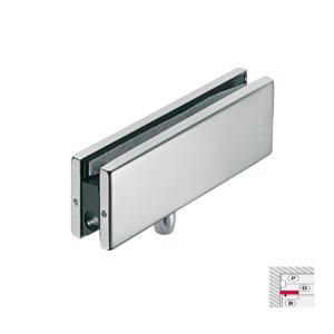 Kẹp kính trên khung có ty inox bóng Hafele 981.00.021