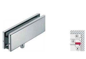 Kẹp trên khung có trục xoay inox bóng DIY 489.81.061