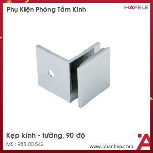 Kẹp tường - kính có bas Hafele 981.00.542