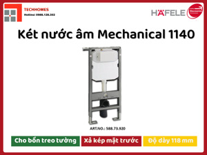 Két nước âm Mechanical cho bồn cầu treo tường 588.73.920