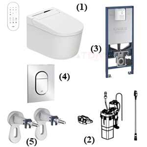 Két nước âm tường Grohe Rapid SLX 39596000
