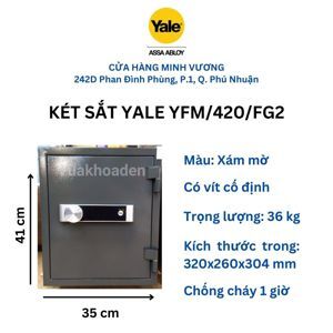 Két sắt  bật mã Yale YFM/420/FG2