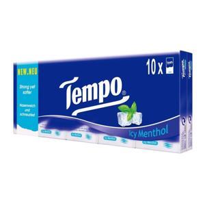 Khăn giấy Tempo Icy Menthol (Lốc 10 gói/bịch)