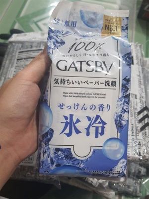 Khăn giấy ướt Gatsby cho mặt 42 tờ