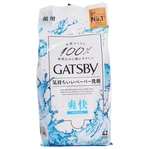 Khăn giấy ướt Gatsby cho mặt 42 tờ