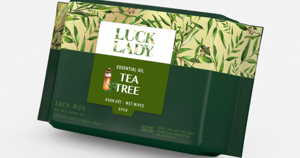 Khăn giấy ướt hương tự nhiên Luck-Lady gói 25 tờ