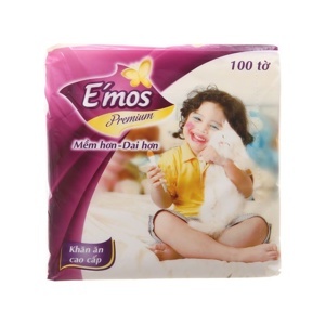 Khăn giấy vuông Emos 100 tờ