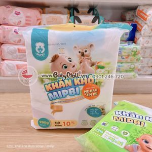 Khăn khô đa năng dành cho mẹ và bé Mipbi 600g 560-580 tờ
