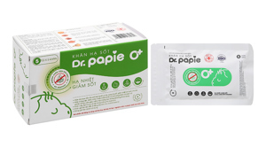 Khăn lau hạ sốt Dr.Papie 0M+ (5 tờ)