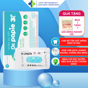 Khăn lau hạ sốt Dr.Papie 3M+ (25 tờ)