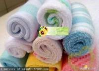Bộ 8 khăn mặt Gerber cho bé nhiều màu sắc chất liệu cotton