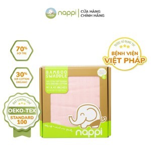 Khăn sợi tre Nappi 1 chiếc/ hộp 120x120 cm