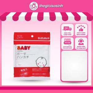 Khăn sữa kháng khuẩn Suzuran 10 cái V179