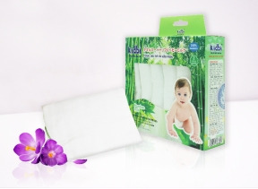 Khăn sữa Nhật trẻ em siêu mềm Kidbi-4 lớp (28*34)