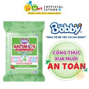 Khăn ướt Bobby 20 tờ